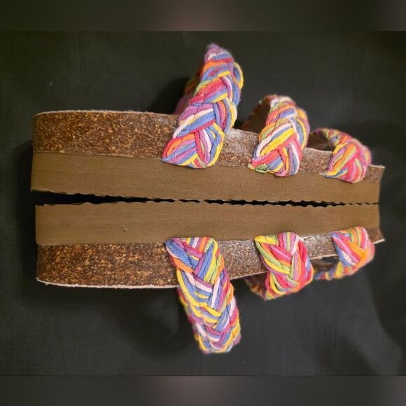 BRAND NEW ROCKET DOG WOMEN'S GREEN ASHLEY COLORFUL STRING SANDALl - Picture 11 of 16